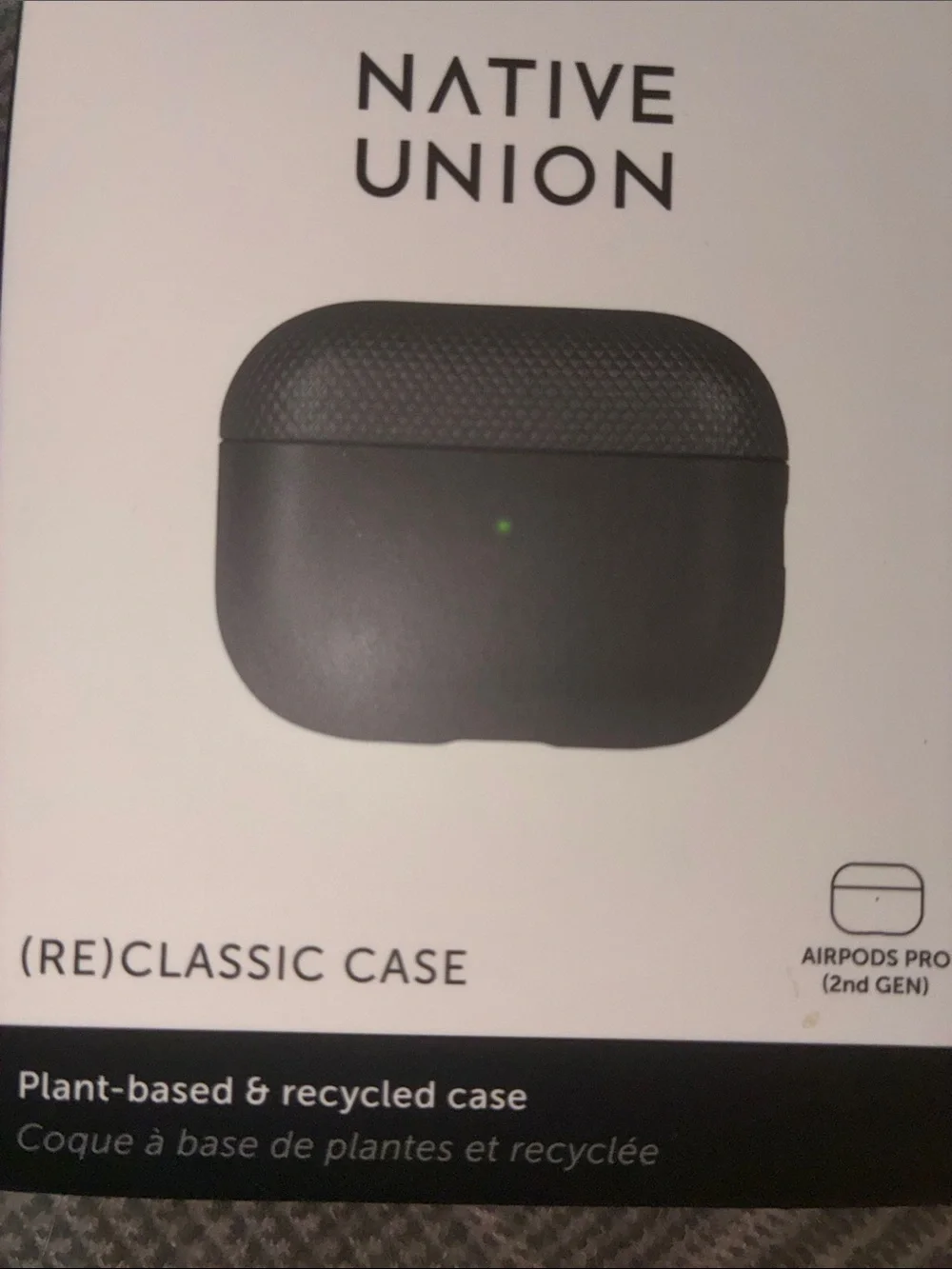 Native Union Gray (Re)Classic Plant-Based AirPods Pro (2nd Gen) Case